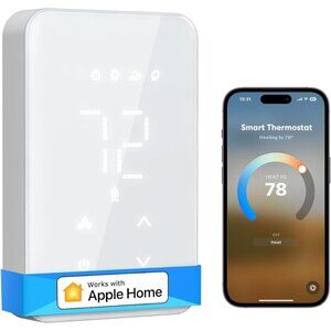 meross Smart Thermostat for Electric Baseboard and in-Wall Heaters Work with App